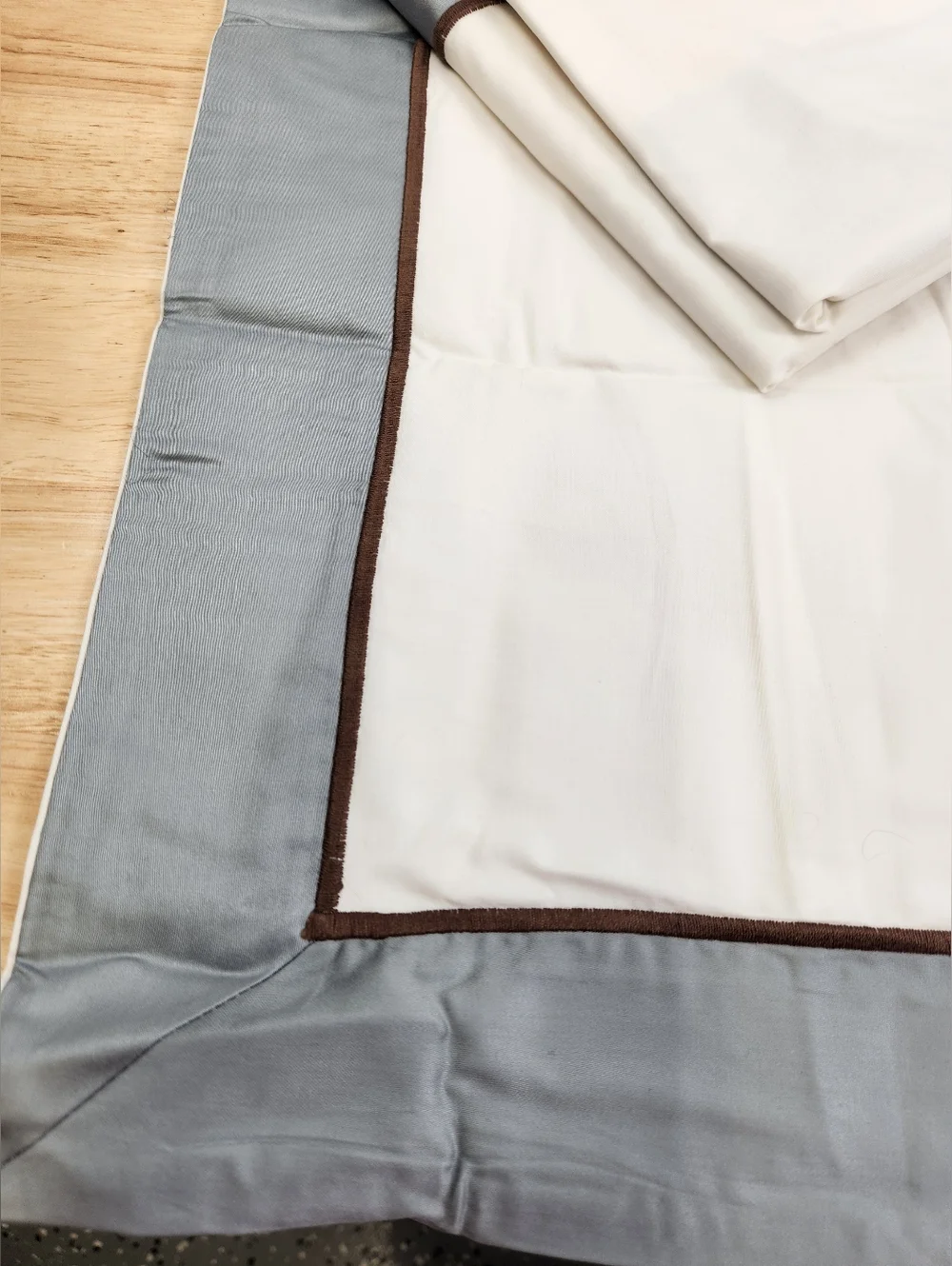 Restoration Hardware Euro Sham Set Of 2 Made In Italy 100% Cotton Satin